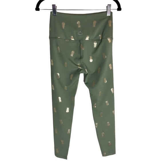 Beyond Yoga Metallic Pineapple Print Leggings-sz Small - Picture 2 of 6